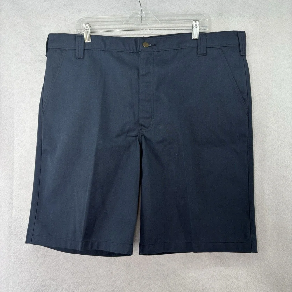 Carhartt Canvas Work Shorts‎ Mens Sz 42 Navy Blue Relaxed Fit Utility Rugged